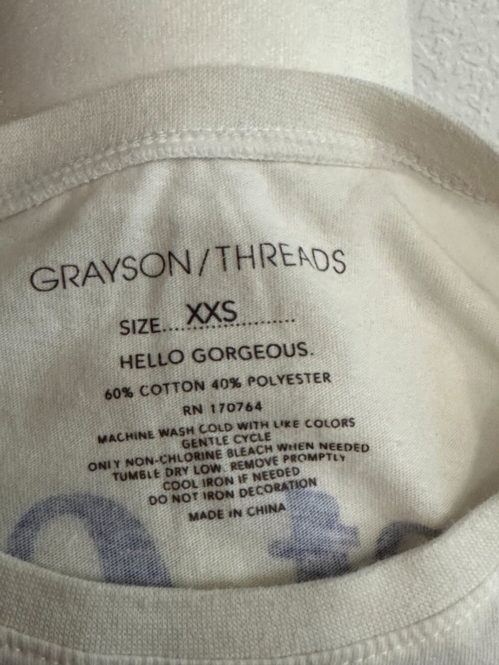 Grayson Threads Graphic Tee XXS Cin Cin Spritz Shirt White Cocktail Graphic Tee - Picture 6 of 6